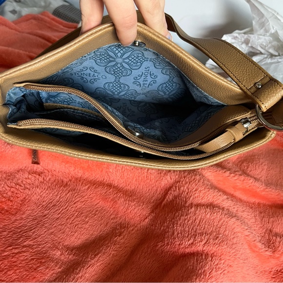 Stone & Co. Mocha Brown Shoulder Bag - Picture 6 of 8